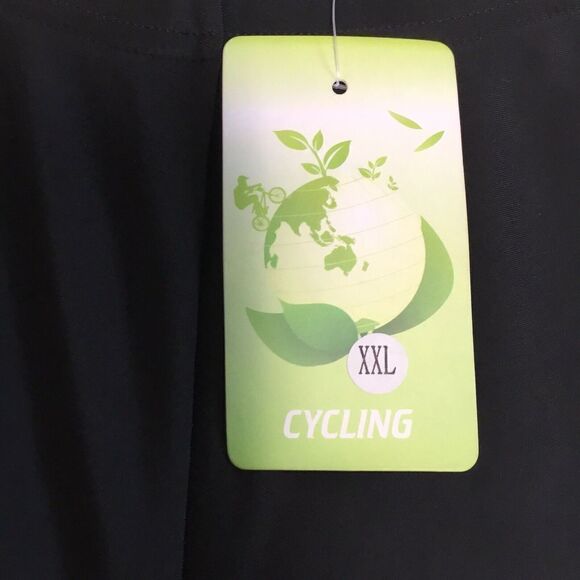 Padded Shockproof‎ mens XXL Cycling Leggings  Shorts blue black Ankle Zip - Picture 7 of 10